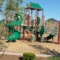 exterior playground at Esmerald Spring Townhomes, Detroit, MI