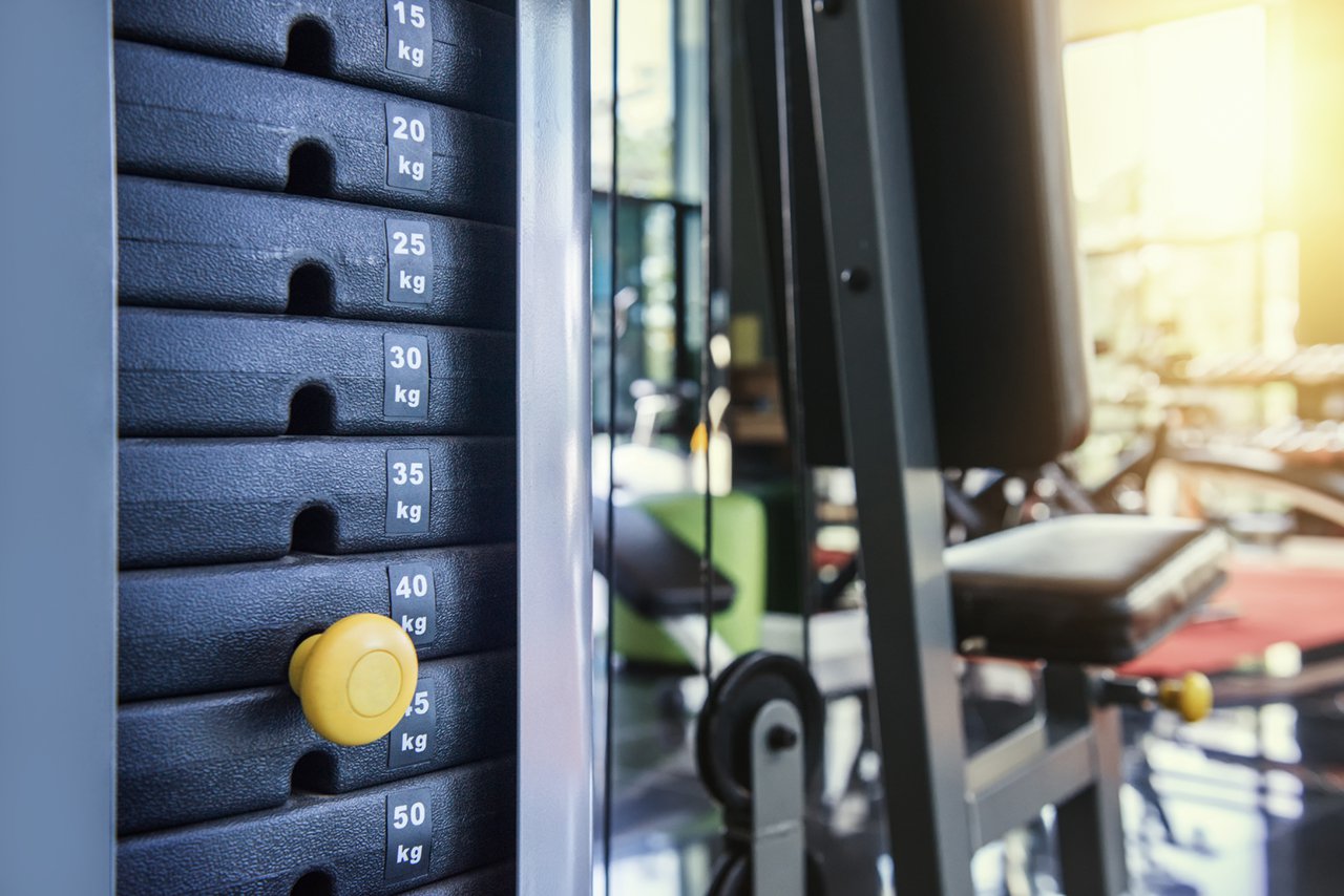 fitness center at Emerald Springs Townhomes in Detroit MI
